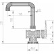 Смеситель Zorg Antic A 419 U-BR для раковины однорычажный, бронза