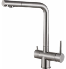 Смеситель Zorg Inox SZR-7039 для кухонной мойки однорычажный, хром
