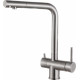 Смеситель Zorg Inox SZR-7039 для кухонной мойки однорычажный, хром