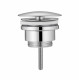 Донный клапан ABBER AF0012 без перелива, фиксированный, хром