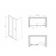 Душевая дверь ABBER Schwarzer Diamant AG30140B5