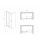 Душевая дверь ABBER Schwarzer Diamant AG30150B5