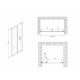 Душевая дверь ABBER Sonnenstrand AG07100B