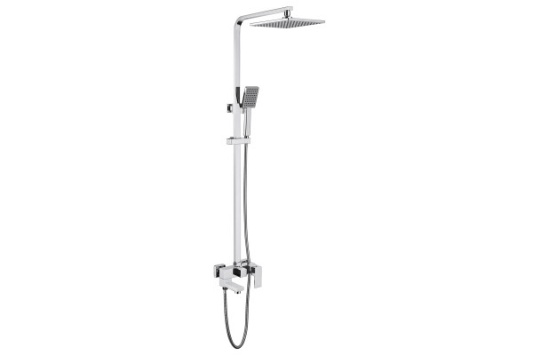 Душевая стойка ABBER Daheim AF8216 с изливом, хром