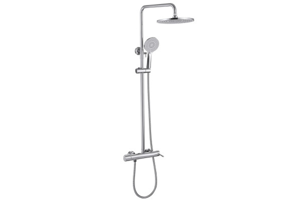 Душевая стойка ABBER Emotion AF8816 с изливом, хром