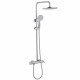 Душевая стойка ABBER Emotion AF8816 с изливом, хром