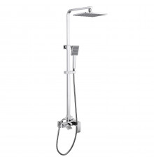 Душевая стойка ABBER Wasserfall AF8616 с изливом, хром