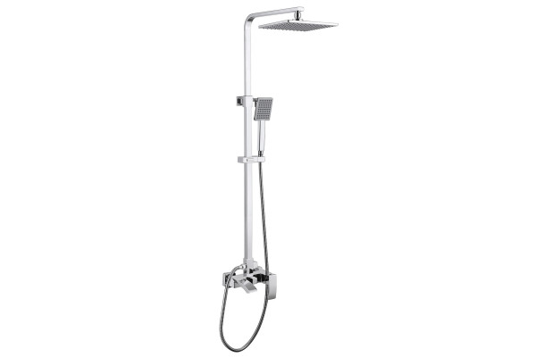 Душевая стойка ABBER Wasserfall AF8616 с изливом, хром