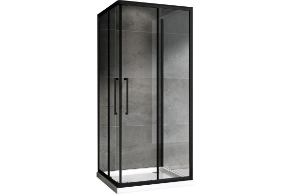 Душевой уголок ABBER Schwarzer Diamant AG02080BH-S80B
