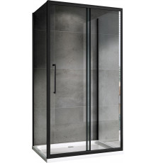 Душевой уголок ABBER Schwarzer Diamant AG30100BH-S80B-S80B