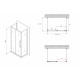 Душевой уголок ABBER Schwarzer Diamant AG30110H-S70-S70