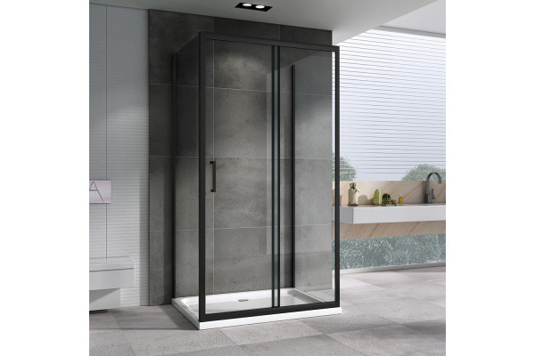 Душевой уголок ABBER Schwarzer Diamant AG30120B-S100B-S100B