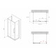 Душевой уголок ABBER Schwarzer Diamant AG30170H-S70-S70