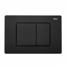 Кнопка смыва ABBER AC0120MB черная матовая