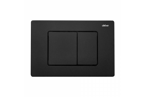 Кнопка смыва ABBER AC0120MB черная матовая