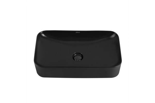 Раковина накладная ABBER Rechteck AC2204MB черная матовая