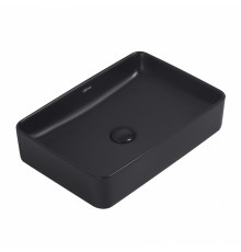 Раковина накладная ABBER Rechteck AC2207MB черная матовая