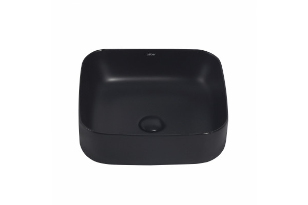 Раковина накладная ABBER Rechteck AC2211MB черная матовая