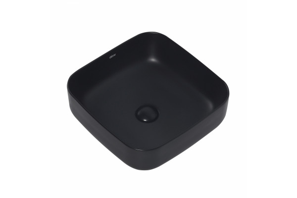 Раковина накладная ABBER Rechteck AC2211MB черная матовая