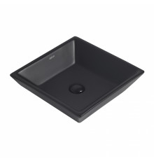 Раковина накладная ABBER Rechteck AC2214MB черная матовая