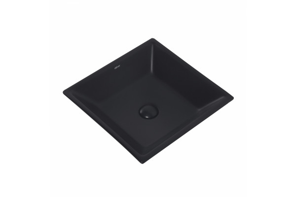 Раковина накладная ABBER Rechteck AC2214MB черная матовая