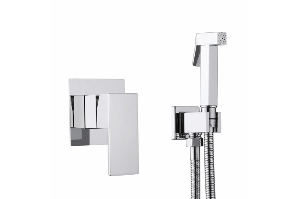 Смеситель ABBER Daheim AF8225 с гигиеническим душем, хром
