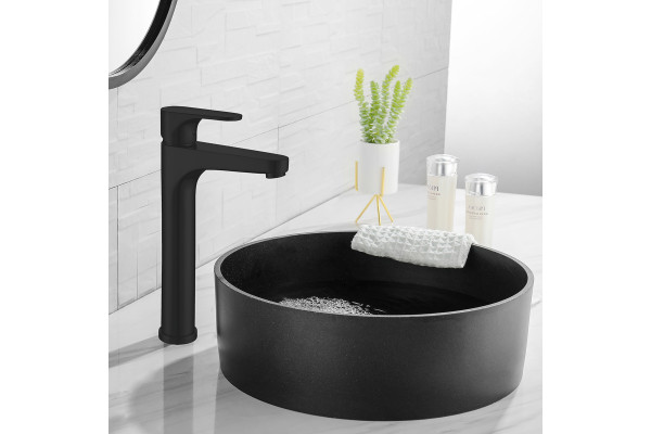 Смеситель ABBER Eleganz AF8311B для раковины, черный
