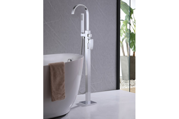 Смеситель ABBER Wasserfall AF8615 напольный, хром
