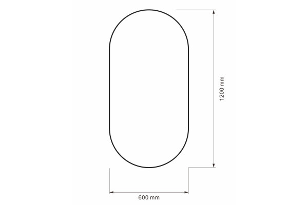 Зеркало для ванной ABBER Immer Offen AG6401B