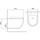 Унитаз подвесной Акватек Европа AQ1901-00 безободковый белый, 36x52.5 см