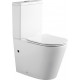 Унитаз-компакт Акватек Вега AQ2904-00 горизонтальный выпуск белый, 39x63 см