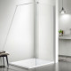 Душевая перегородка Акватек AQNAR6310-90 90x200 см стекло прозрачное, профиль хром