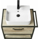 Тумба для комплекта Акватон Лофт Фабрик 65 дуб эндгрейн подвесная, с ящиками