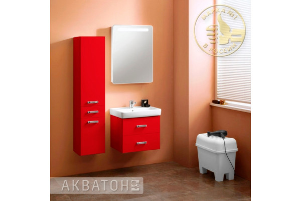 Зеркало-шкаф Акватон Америна 60 L левое, с подсветкой