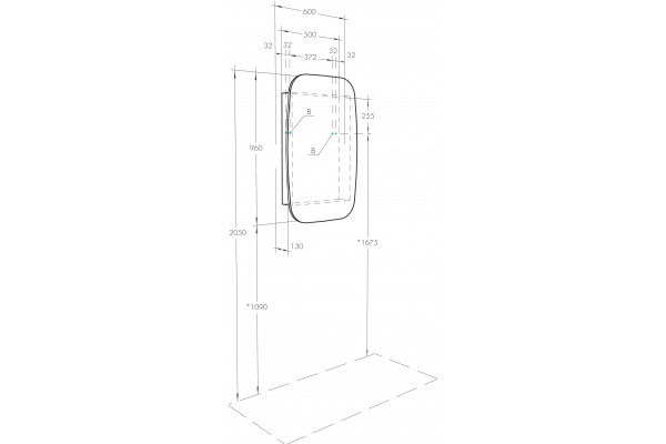 Мебель для ванной Акватон Сохо 100 дуб веллингтон, графит софт, подвесная, с ящиками