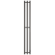 Электрический полотенцесушитель X-3 Plaza Neo  140/12  Оружейная сталь