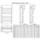 Водяной полотенцесушитель F plaza 60/40 Полированный
