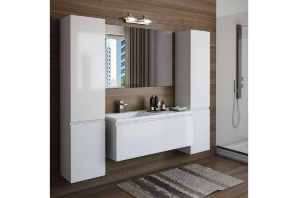 Мебель для ванной Эстет Dallas Luxe 100 подвесная, 1 ящик, L, левая