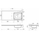 Мебель для ванной Эстет Dallas Luxe 110 напольная, 2 ящика, R, правая