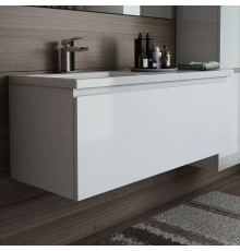 Тумба с раковиной Эстет Dallas Luxe 110 подвесная, 1 ящик, L, левая