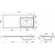 Тумба с раковиной Эстет Dallas Luxe 115 подвесная, 1 ящик, под стиральную машину, R, правая
