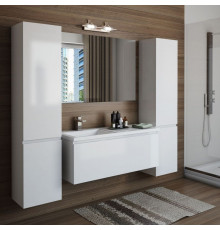 Мебель для ванной Эстет Dallas Luxe 115 подвесная, 1 ящик, L, левая