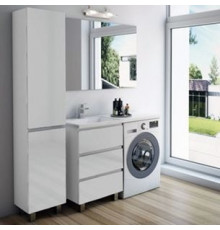 Мебель для ванной Эстет Dallas Luxe 120 напольная, 3 ящика, L, левая