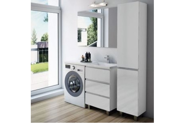 Мебель для ванной Эстет Dallas Luxe 120 напольная, 3 ящика, R, правая