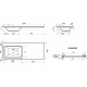 Тумба с раковиной Эстет Dallas Luxe 120 подвесная, 1 ящик, L, левая