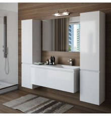 Мебель для ванной Эстет Dallas Luxe 130 подвесная, 1 ящик, R, правая
