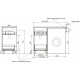 Тумба для комплекта Эстет Dallas Luxe 110 напольная, 2 ящика в современном стиле