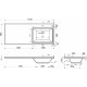 Тумба для комплекта Эстет Dallas Luxe 115 подвесная, 1 ящик, R, глянцевая, с доводчиками