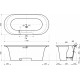 Ванна из искусственного камня Эстет Лион 175x80 отдельностоящая, овальная