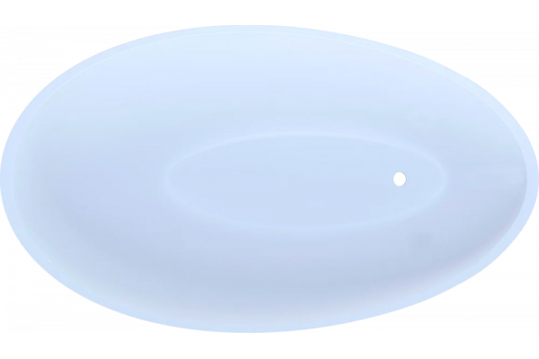 Ванна из искусственного камня Фэма Стелла 170x80 белый глянец овальная, отдельностоящая